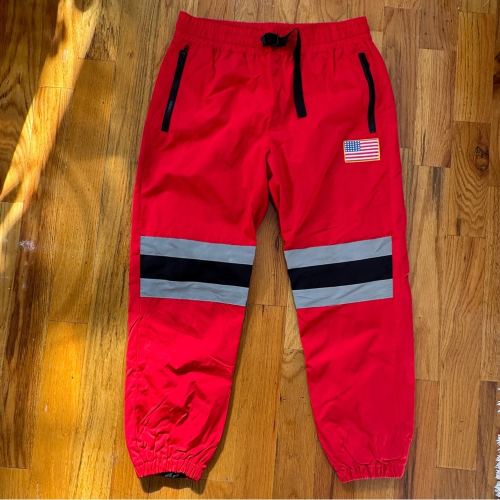 Red Space Pants Joggers
